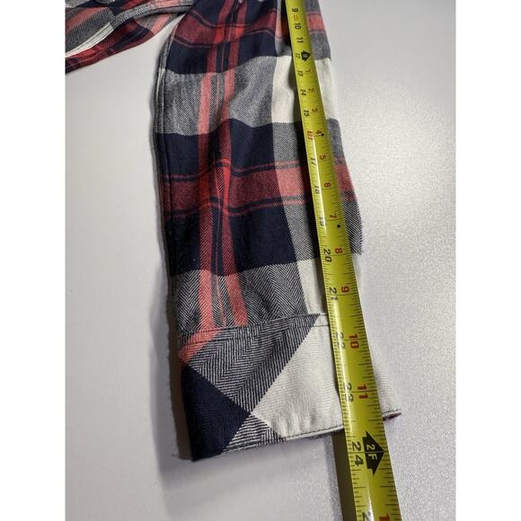 Rails Hunter Plaid Shirt Top Womens Sz M Plaid $188 Western Rustic Outdoor Rayon - Picture 11 of 11